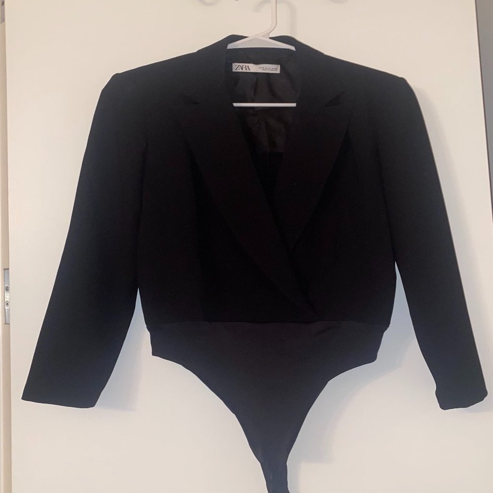 Zara Blazer Bodysuit